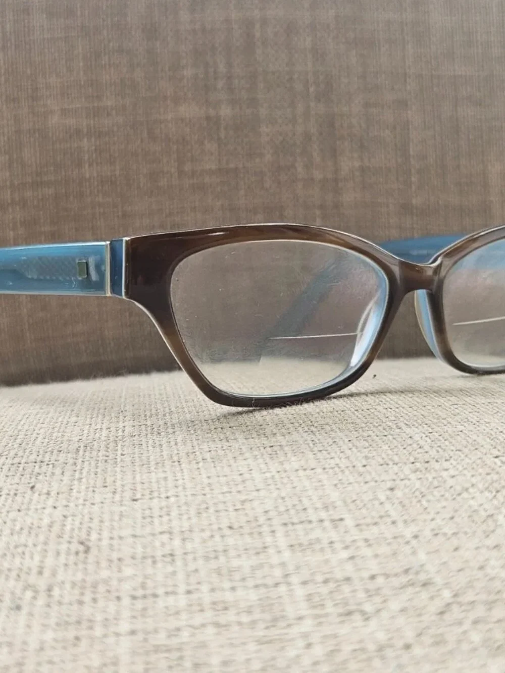 MODO Handmade Eyeglasses Frame Brown/Blue MOD. 6026 Eyewear Glasses Made